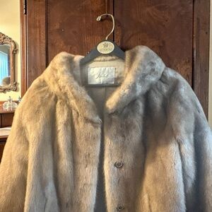 Vintage Gimbels Fur Salon Brown Mink